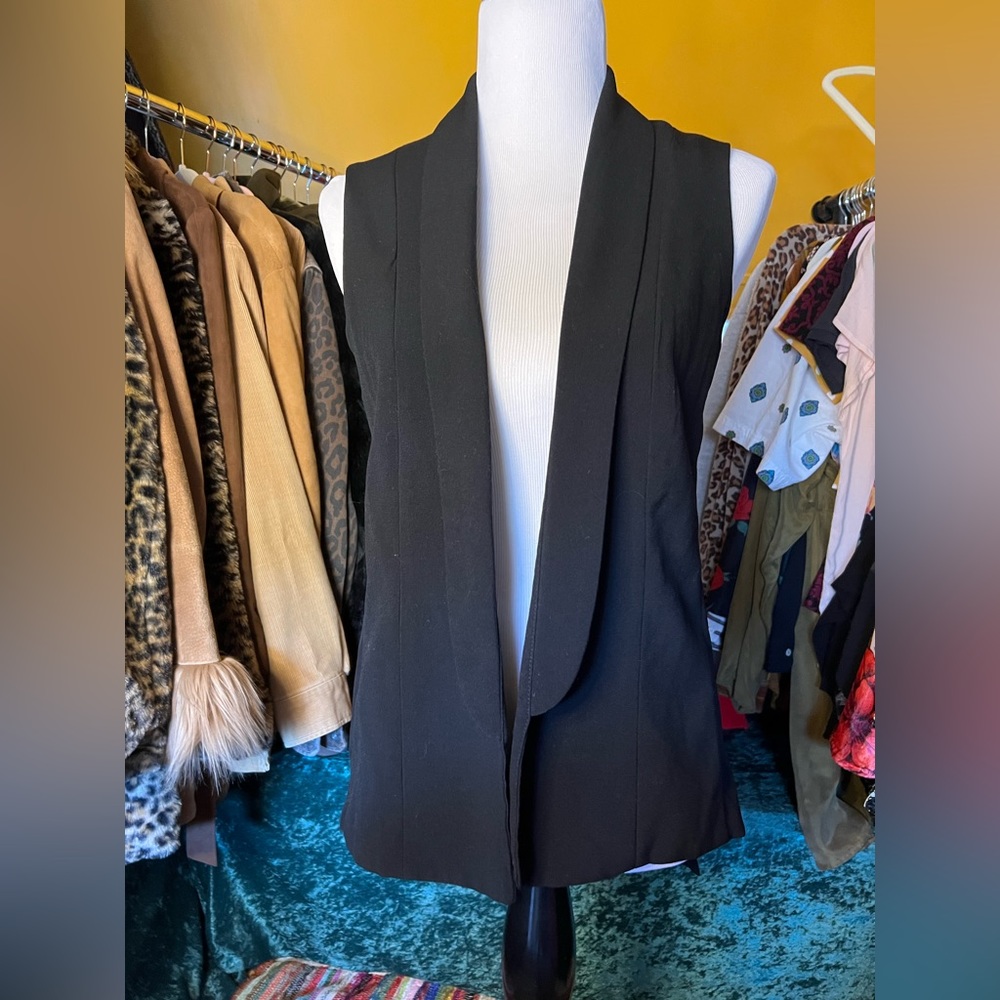 Black tuxedo type vest by Mossimo